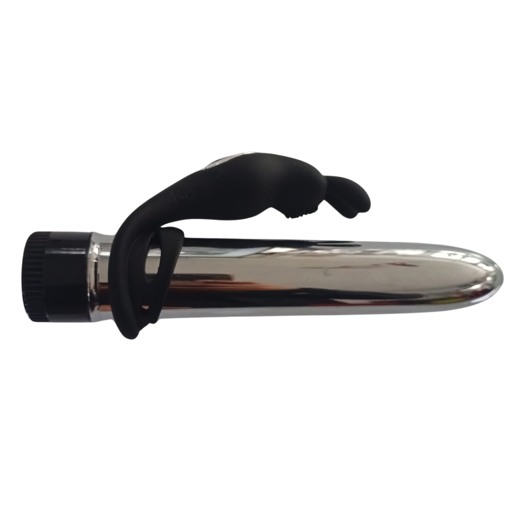 Anillo vibrador recargable Rabbit con control remoto y 10 modos