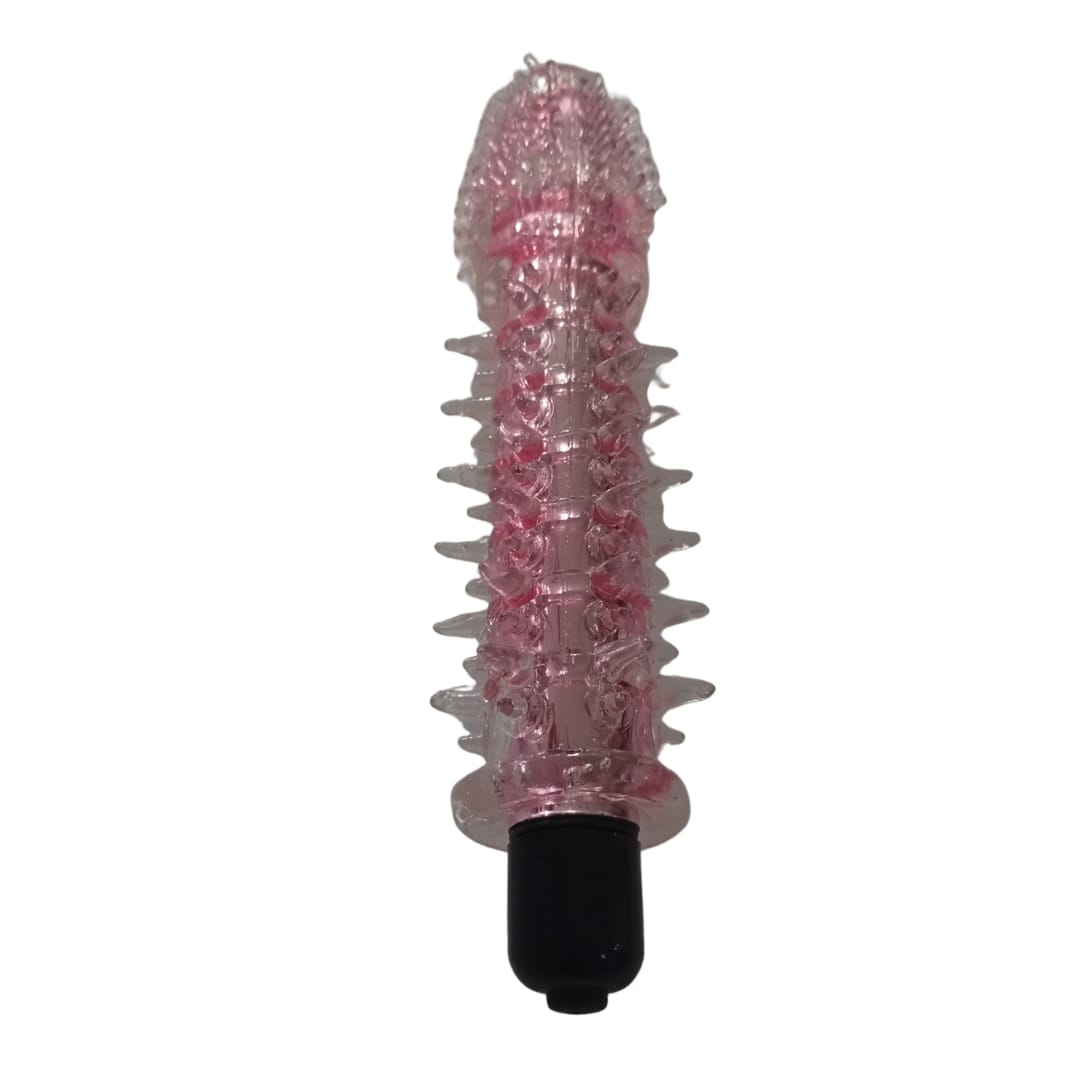 Masajeador con funda desmontable texturizada y flexible de 17 cm