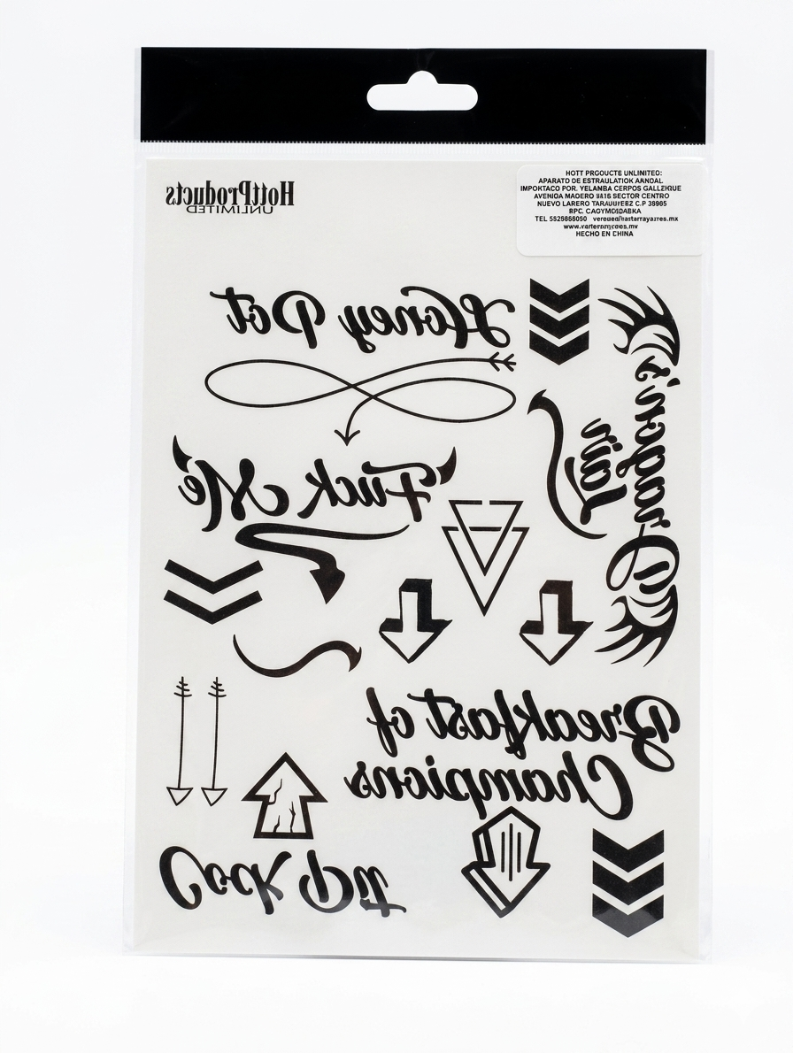 Tatuajes Temporales Adultos - Hott Products