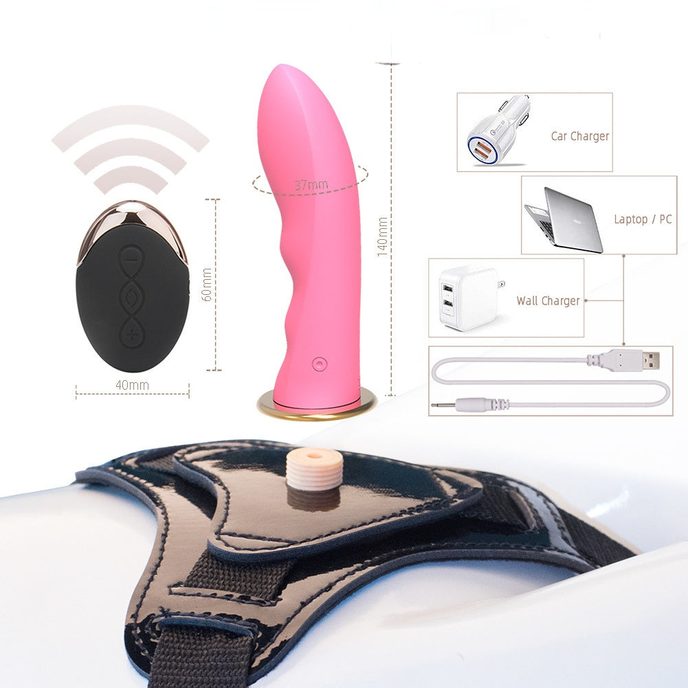 Arnés Lésbico Strap-On Ergonómico con Dildo de Silicona