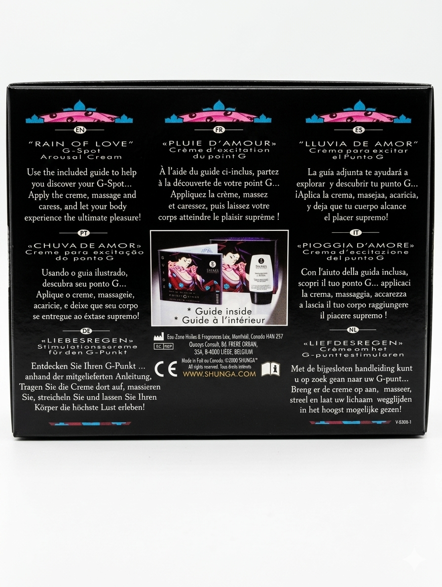 Shunga - Kit de Bienestar Intimo con Guia y Crema Estimulante