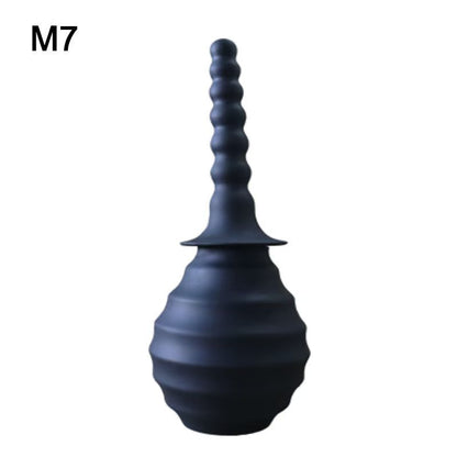 Ducha Anal con Estimulador de Bolas de Silicona 262 mm