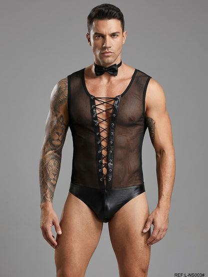 Disfraz de conejito para hombre |3 piezas Talla única