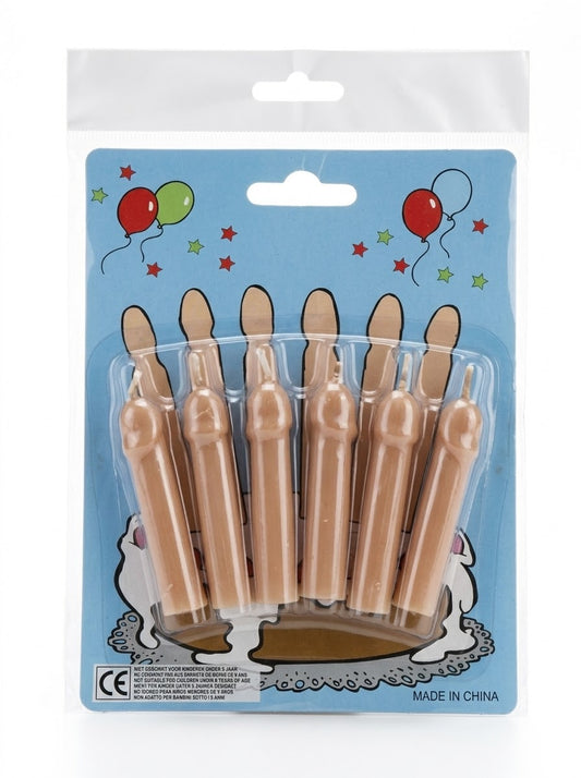 Velas para Fiesta | 6 piezas