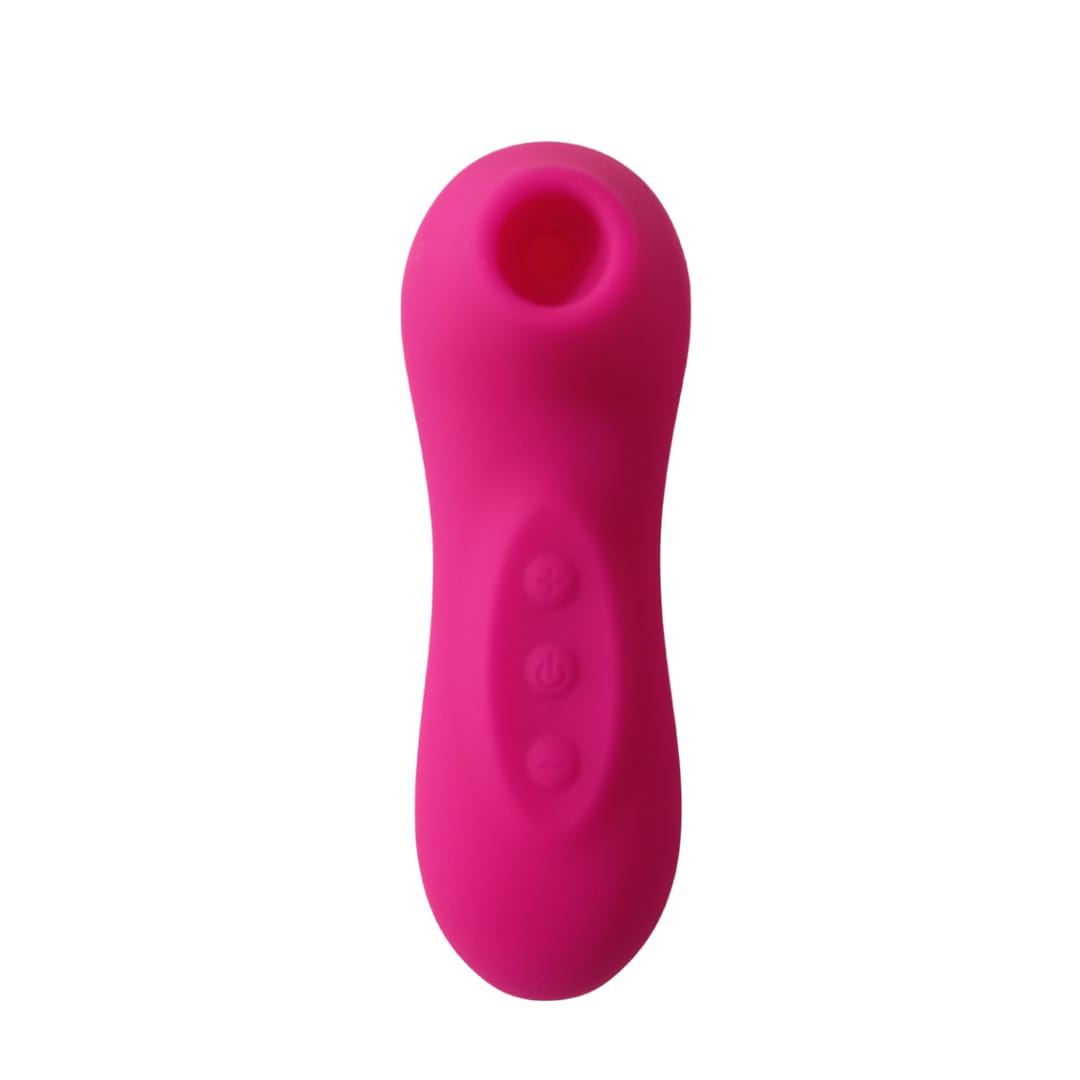 Succionador rosa recargable USB de silicona premium con 10 modos