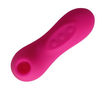 Succionador rosa recargable USB de silicona premium con 10 modos