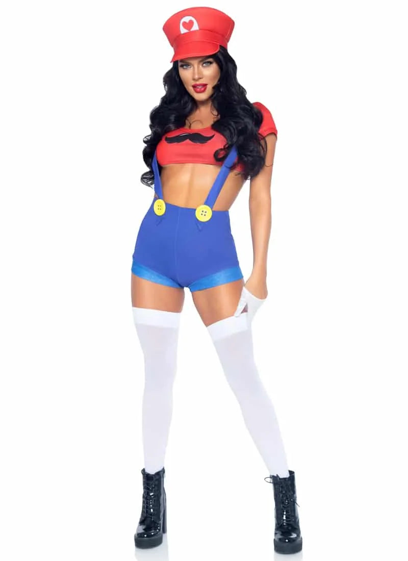 Disfraz Mario Bros Unisex 3 Piezas | Disfraz para Juegos de Rol y Cosplay