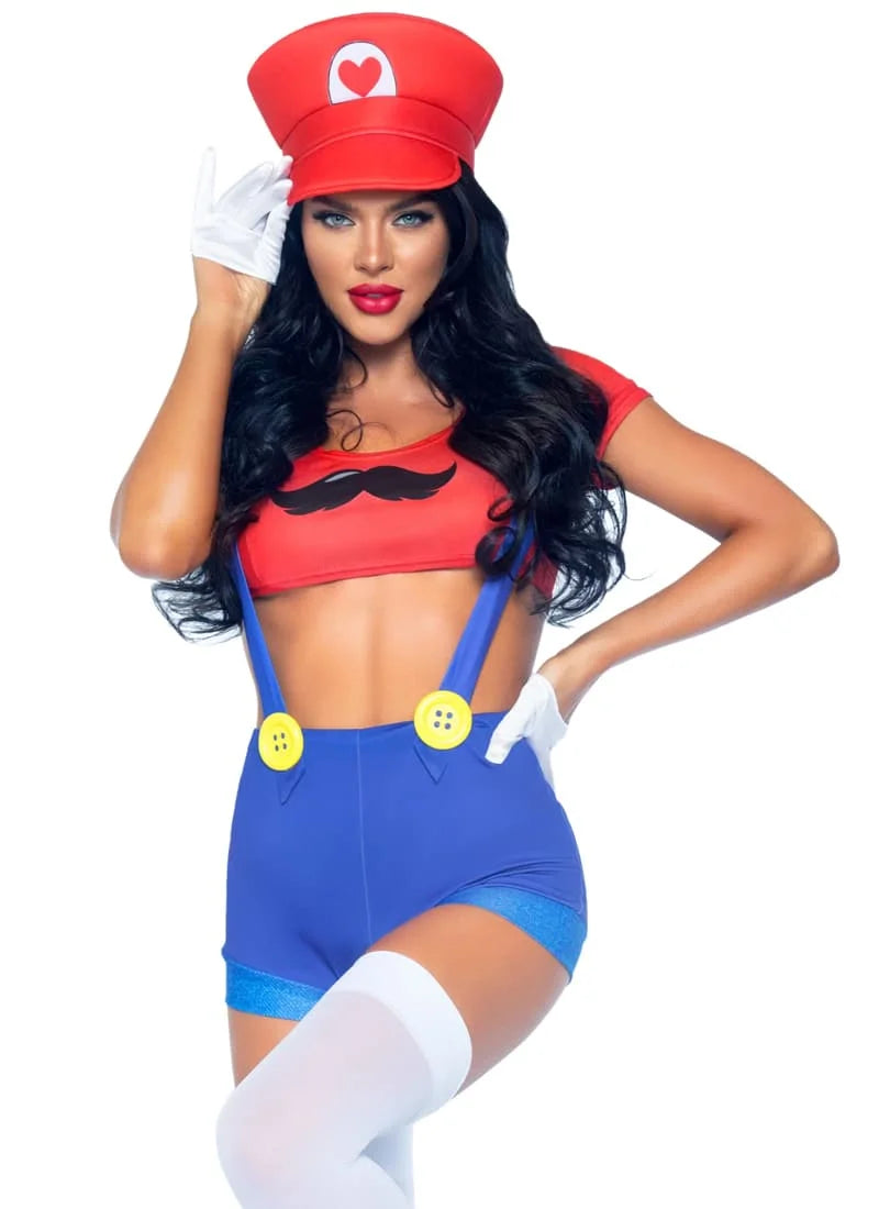 Disfraz Mario Bros Unisex 3 Piezas | Disfraz para Juegos de Rol y Cosplay