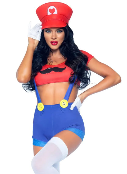 Disfraz Mario Bros Unisex 3 Piezas | Disfraz para Juegos de Rol y Cosplay