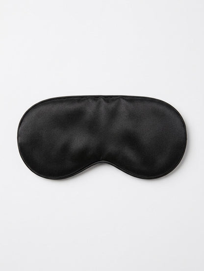 Antifaz para Dormir de Seda Negro - Unisex