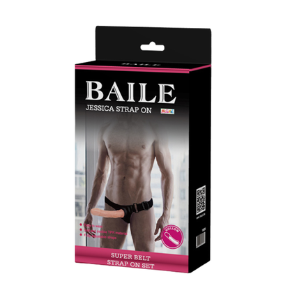 Arnes Strap-On Jessica con Dildo Hueco Baile Super Belt