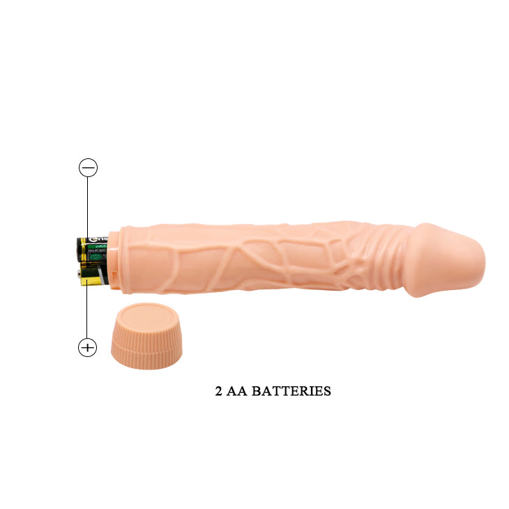 Bob – Dildo Vibrador Realista con Cabeza Prominente y Base Giratoria