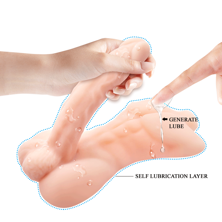 Monster Dick – Dildo Realista Autolubricante con Testículos