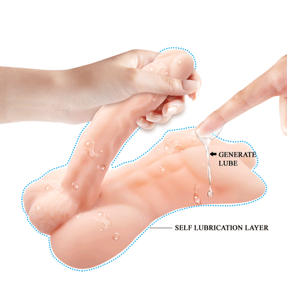 Monster Dick – Dildo Realista Autolubricante con Testículos