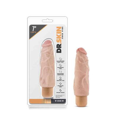 Blush Dr. Skin - Vibrador Realista 7 Pulgadas con Vibracion