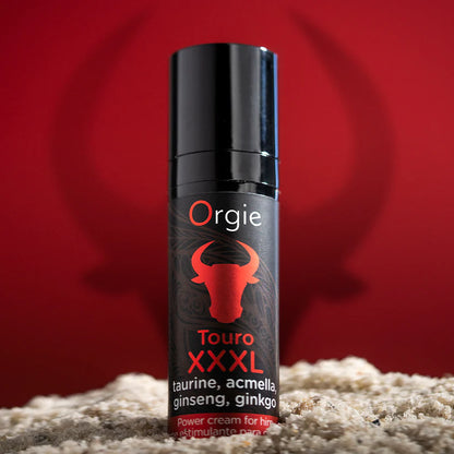 Touro XXXL Power Cream by Orgie – Crema Potenciadora y Vibradora 15ml