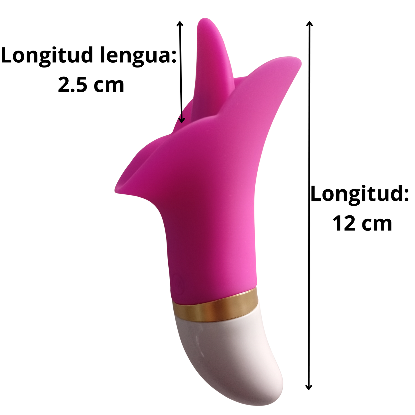 Vibrador en Forma de Lengua Recargable USB