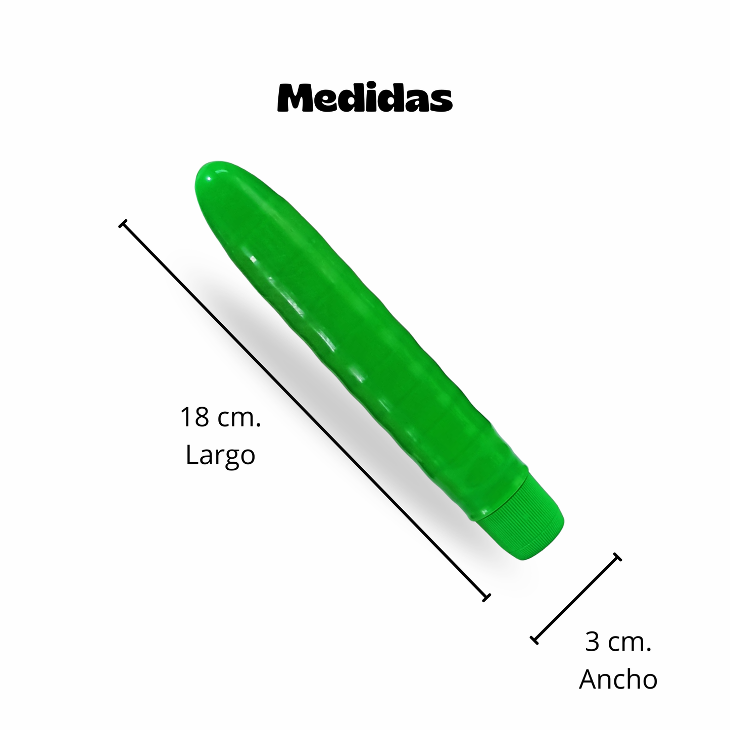 Vibrador Ajustable con Control de Intensidad | ABS Resistente | Baterias AA