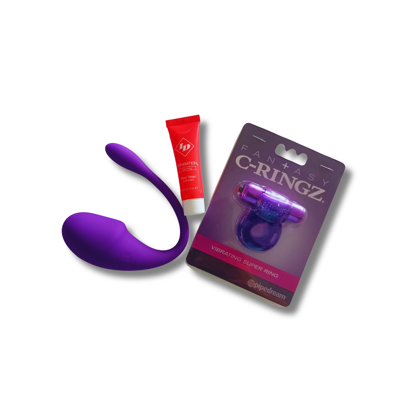 Kit Vibrador Doble App — Control Bluetooth + Anillo Vibrador + Lubricante ID