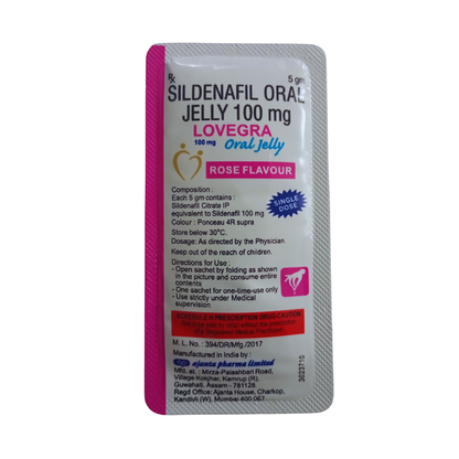 Kamagra Oral Jelly 100 mg - Varios Sabores