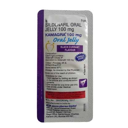 Kamagra Oral Jelly 100 mg - Varios Sabores