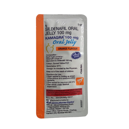 Kamagra Oral Jelly 100 mg - Varios Sabores