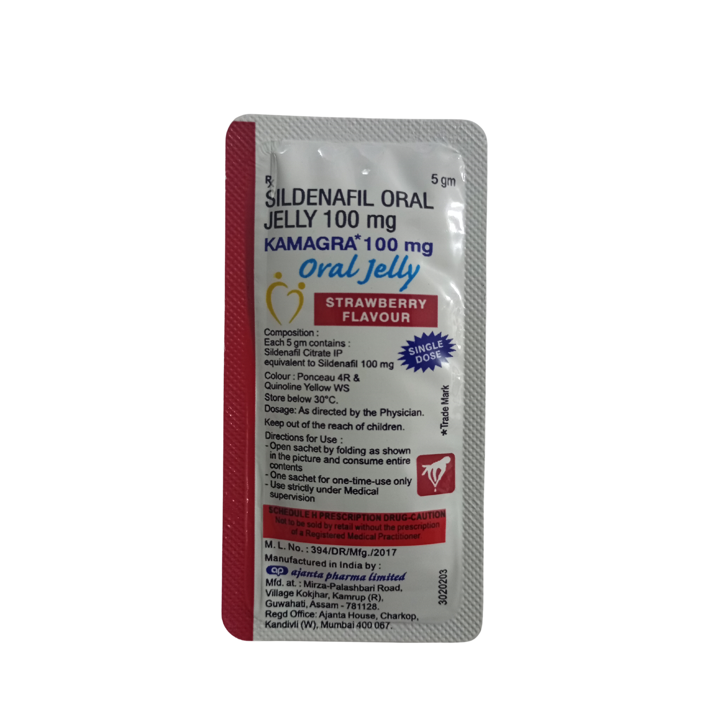 Kamagra Oral Jelly 100 mg - Varios Sabores
