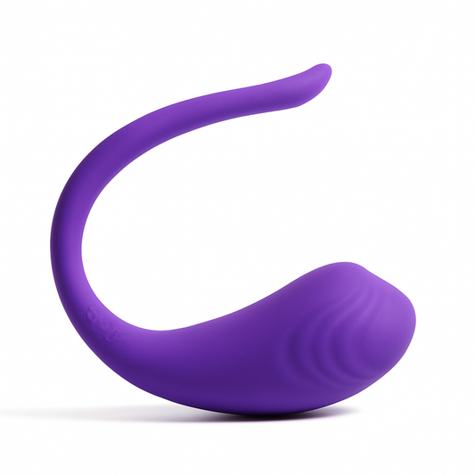 Bala Vibradora Tipo Ballenita con Cola Flexible – Silicona Premium Recargable