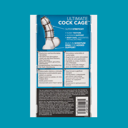 Ultimate Cock Cage | Funda Texturizada con Nódulos para Mayor Estimulación en Pareja