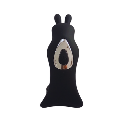 Anillo vibrador recargable Rabbit con control remoto y 10 modos