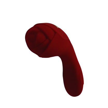 Masajeador Rosa flexible de silicona con carga USB y 12 modos