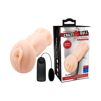 Masturbador Crazy Bull Ruby con Vibrador