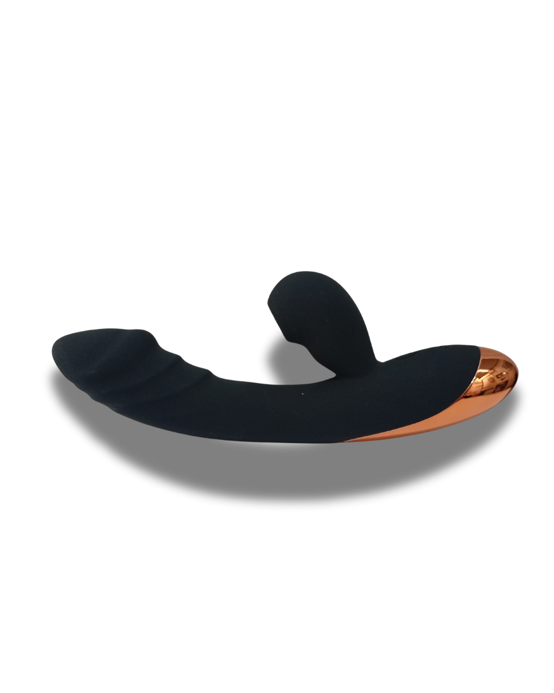 Vibrador Negro 2 en 1 con Succionador y Lengua – Silicona Premium, Recargable y Estimulación Totalidad | Sexshop México