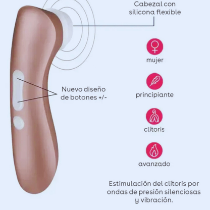 Satisfyer Pro 2+ Estimulador de Pulso de Aire con Vibración