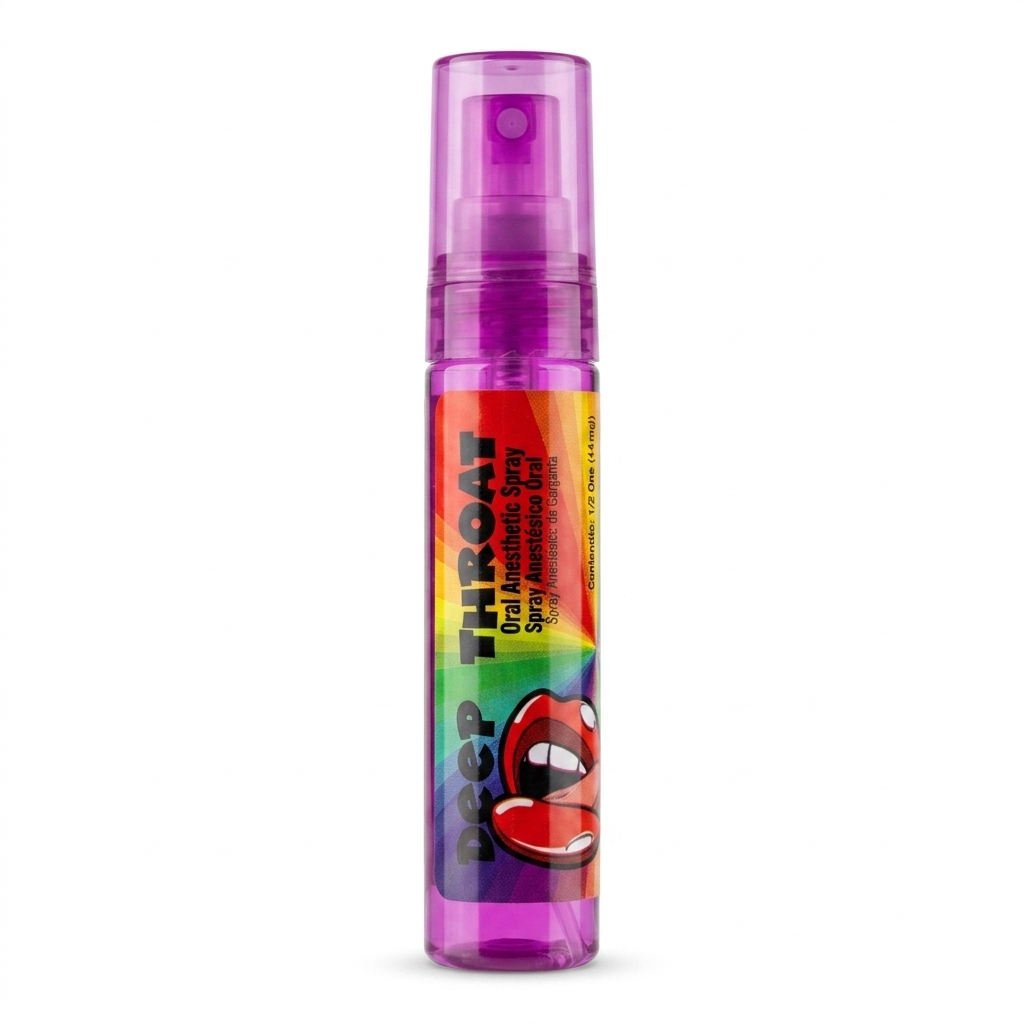 Kit Placer Oral: Dulce Efervescente BJ Bang + Spray Anestésico Deep Throat