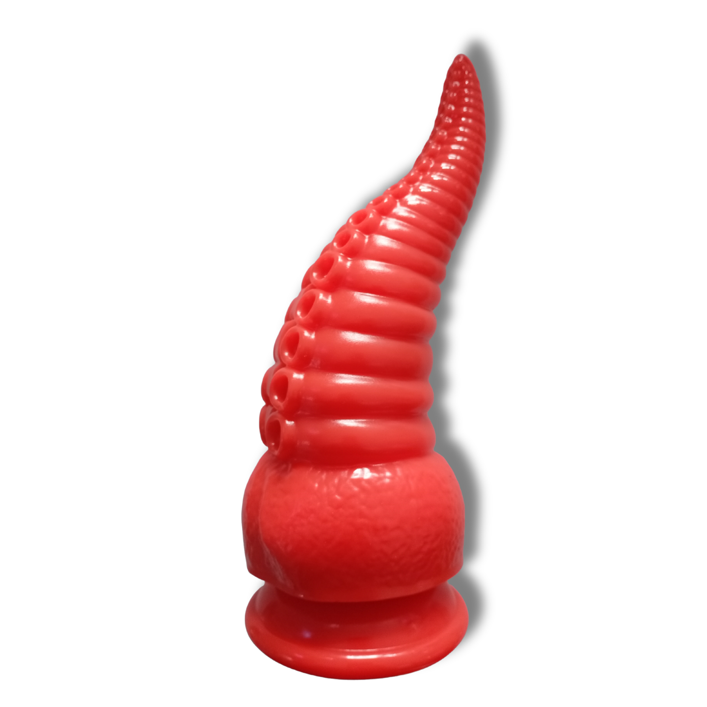 Dildo Tentáculo Rojo con Ventosa 20.5 cm