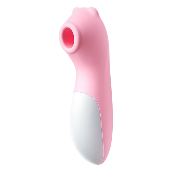 Succionador de silicona rosa - vista frontal perfil