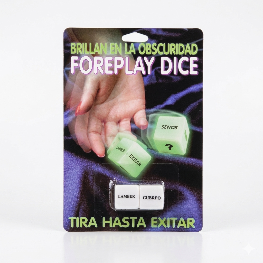 Foreplay Dice - Dados que Brillan en la Oscuridad