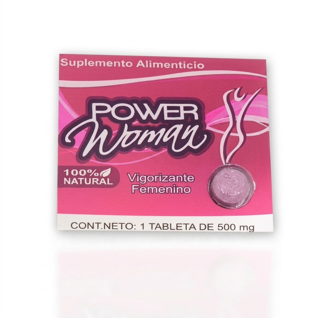 Power Woman – Suplemento Vigorizante Femenino 500 mg