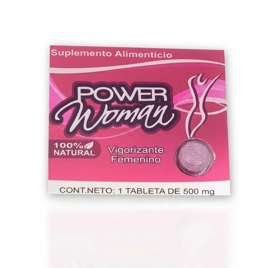 Power Woman – Suplemento Vigorizante Femenino 500 mg