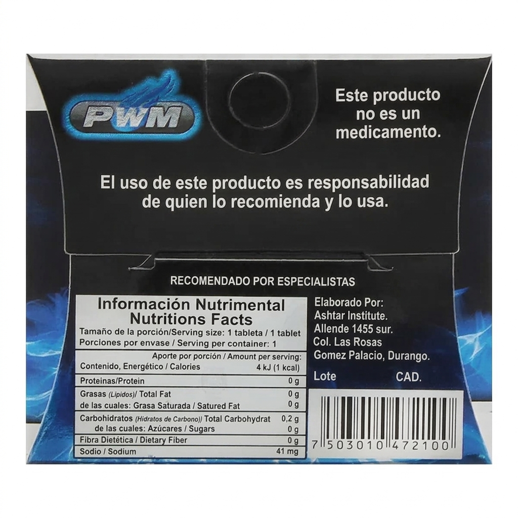 Power Man Premium – Suplemento Alimenticio Vigorizante 500 mg