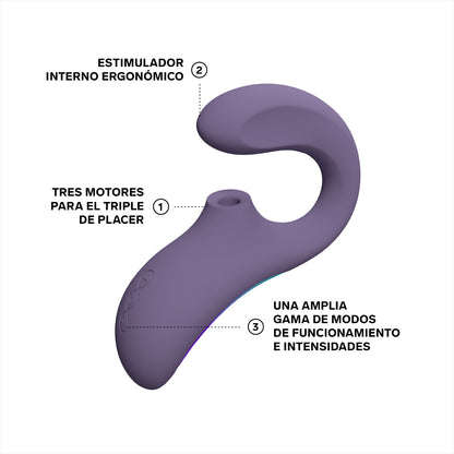 Masajeador de Triple Estimulación LELO ENIGMA Wave – Tecnología WaveMotion y SenSonic 3 Motores