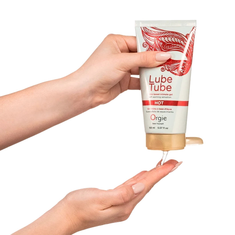 Lube Tube Hot by Orgie – Lubricante Íntimo con Efecto Calor de Larga Duración 150ml