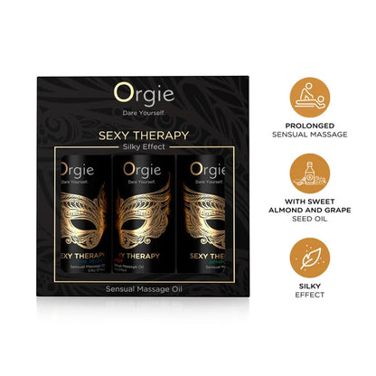Mini Kit Sexy Therapy | Set de 3 Aceites Sensuales para Masaje en Pareja