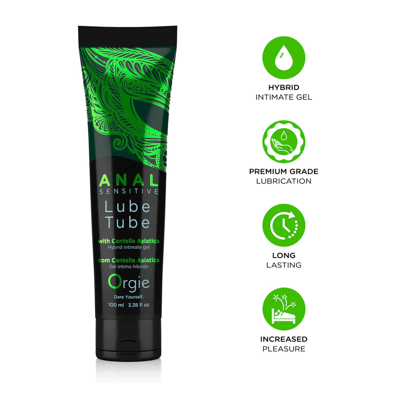 Lube Tube Anal Sensitive by Orgie – Lubricante Anal Híbrido con Ácido Hialurónico 100ml