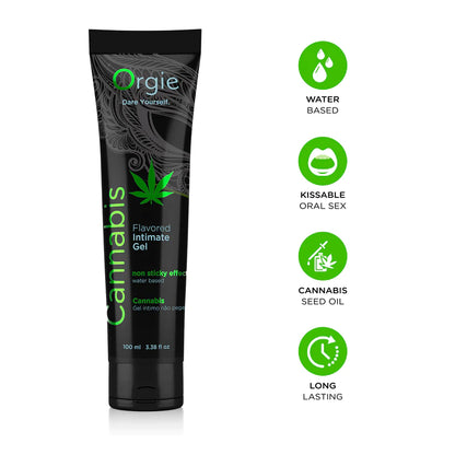 Lube Tube Cannabis by Orgie – Lubricante Íntimo Besable con Aceite de Cáñamo 100ml