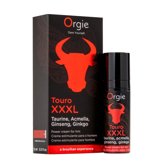 Touro XXXL Power Cream by Orgie – Crema Potenciadora y Vibradora 15ml