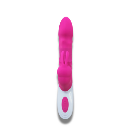 Vibrador Conejito Pearl Rabbit – Perlas Rotatorias Doble Estimulación Clítoris y Punto G Silicona Médica