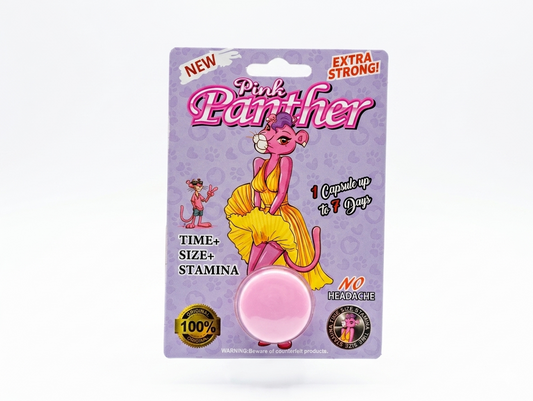 Pink Panther Extra Strong - Suplemento de Rendimiento Masculino