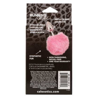 Plug Anal con Pompón Running Wild Pink Bunny Tail – CalExotics